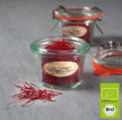 Bio-Safran-in-Negin-Qualitaet-im-Weck-Glas Bio Safran Negin Fäden